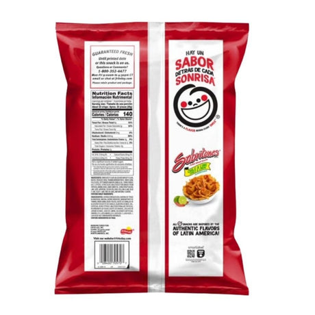 Sabritones - Puffed Wheat Snacks Chile & Lime 4 oz