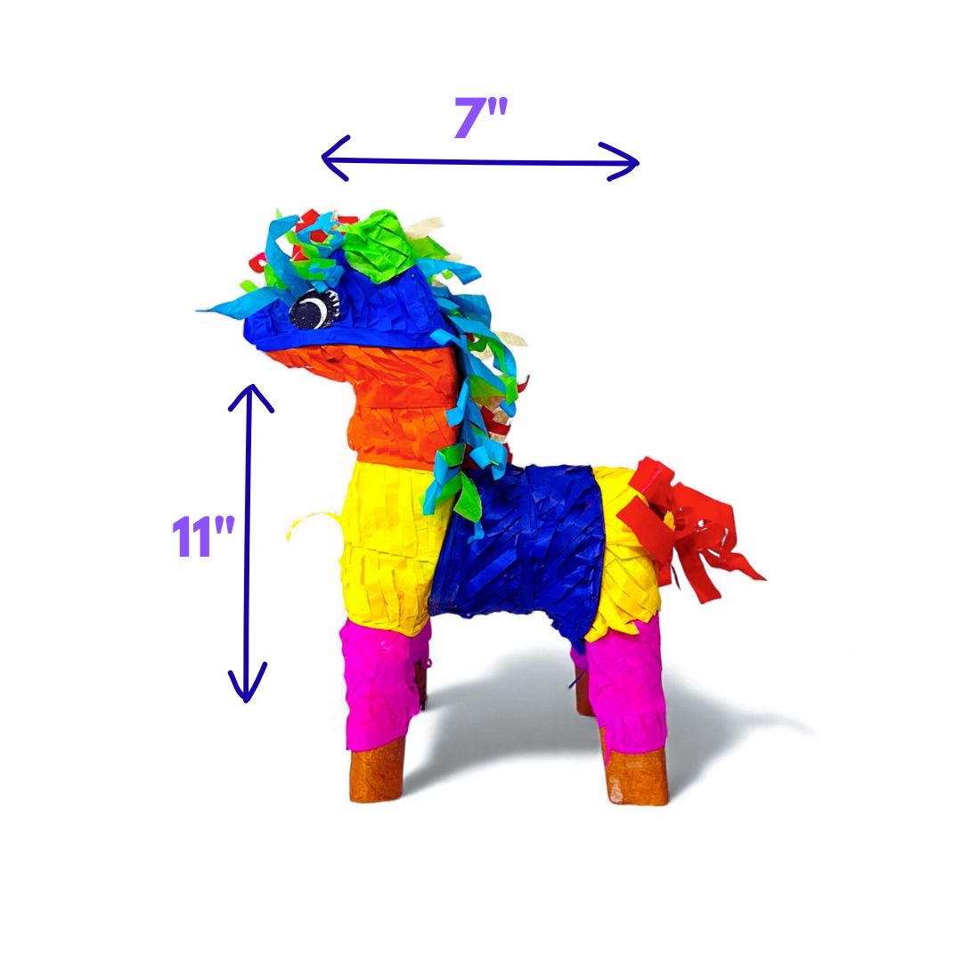 Mexico Artesanal Mini Piñata – Assorted Colors (7" x 11")
