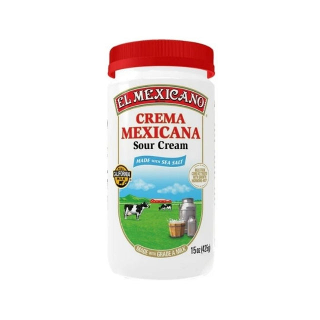 El Mexicano Crema Mexicana (Sour Cream) - 15 oz
