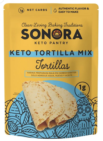 Tortillas - Keto Tortilla Mix by Sonora Keto Pantry - 8 oz