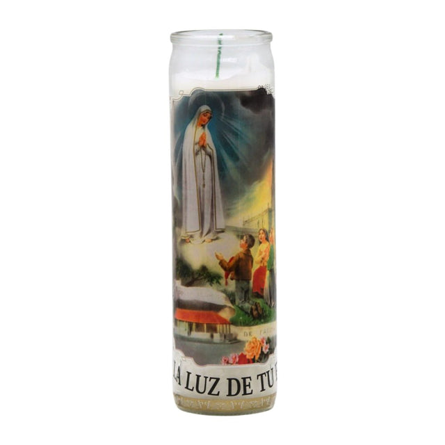 Virgen de Fatima Candle - Veladora