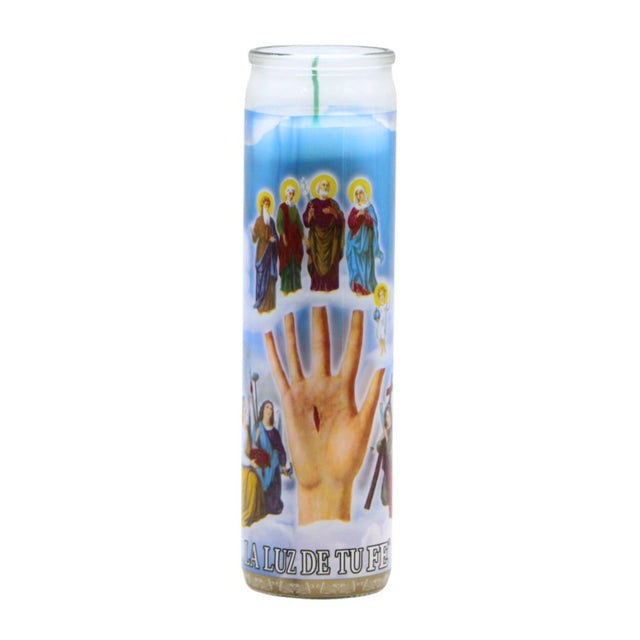 La Mano Poderosa White - 8" Candle