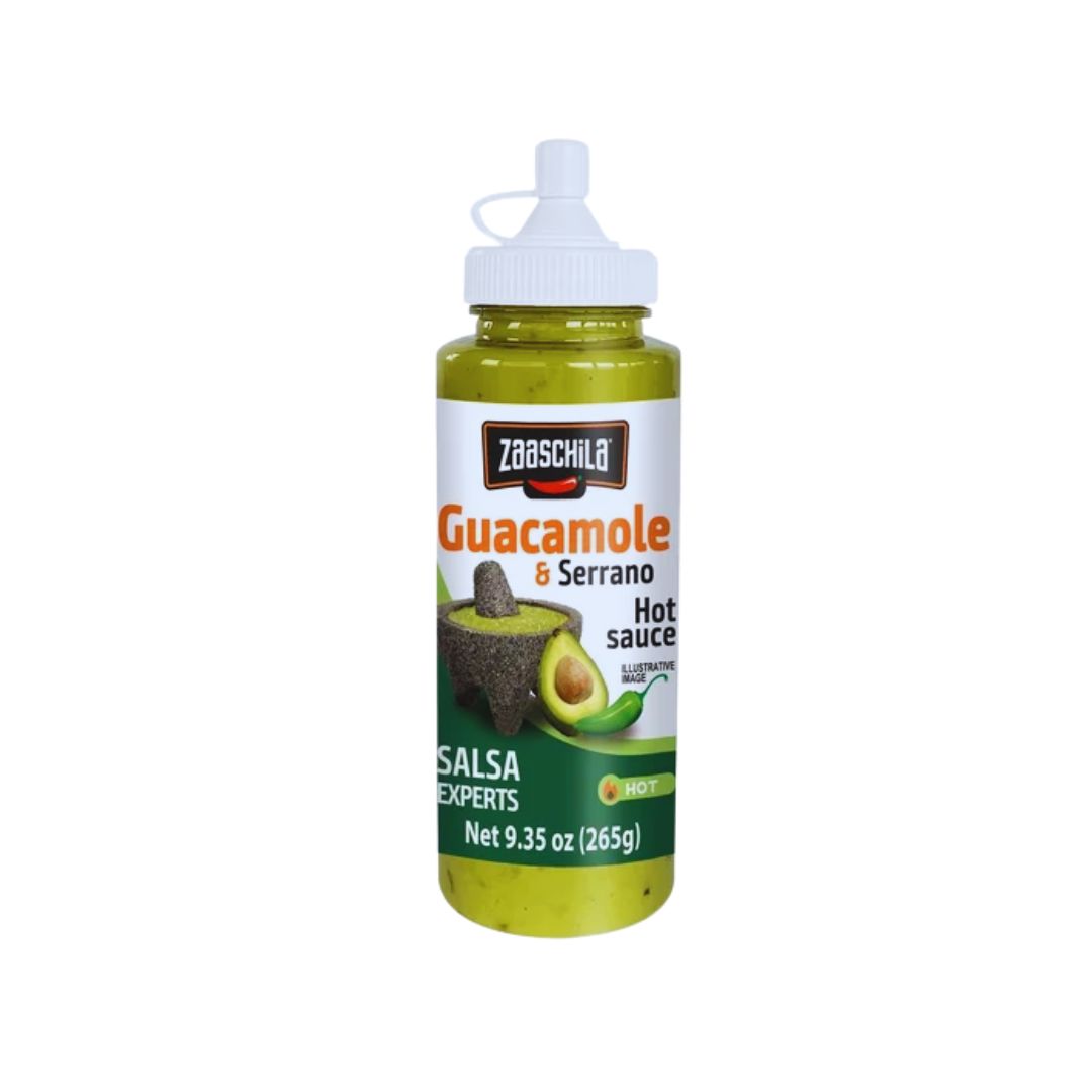 Guacamole Zaaschila / Salsa de aguacate con serrano picante - 265 g