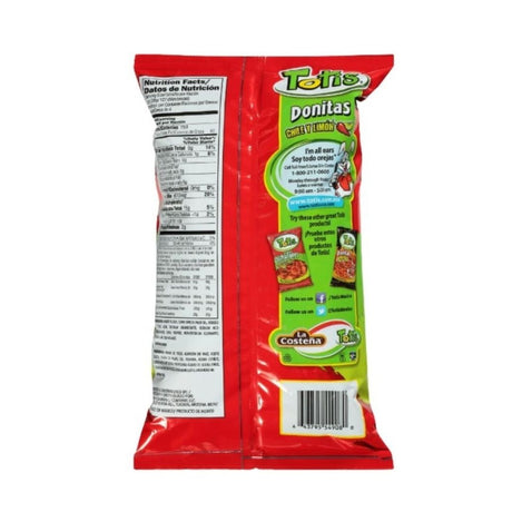 TOTIS Donitas Chile y Limon La Costena Wheat Snacks 1.76