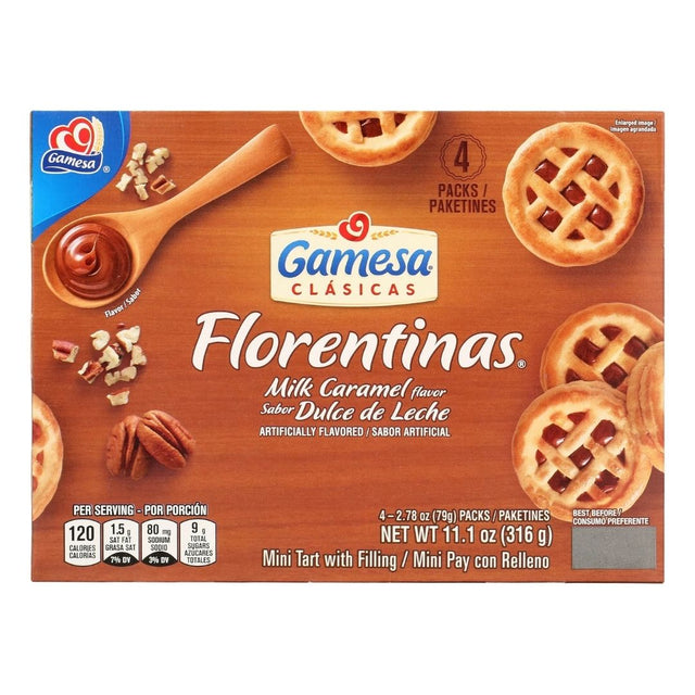 Gamesa Florentinas Dulce de Leche Milk Caramel - 11.1 oz