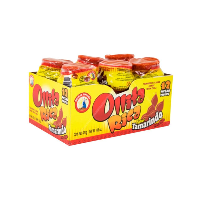Ollita Rica Sabor Tamarindo by Dulces Tipicos (14.8 oz) - 12 ct