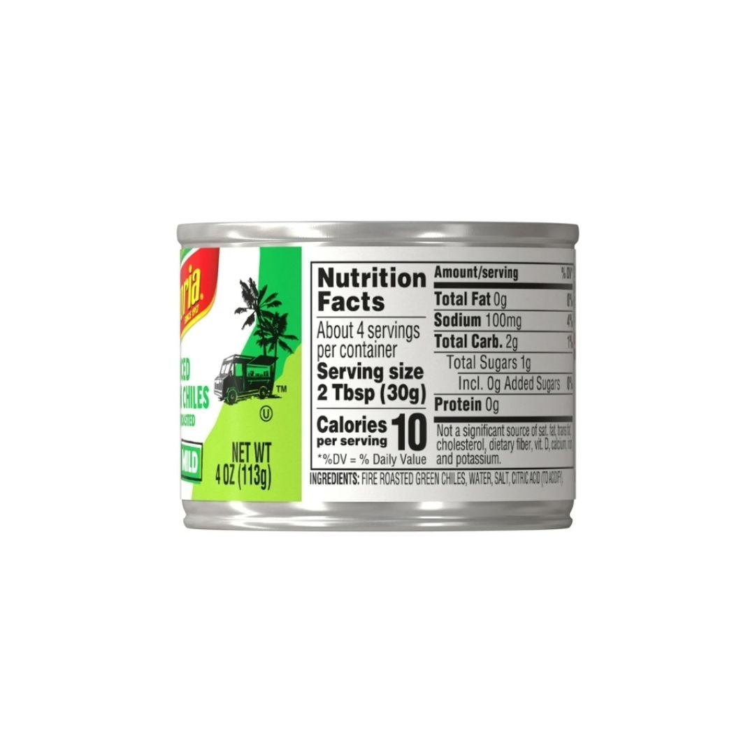 La Victoria Diced Green Chiles Fire Roasted - Mild