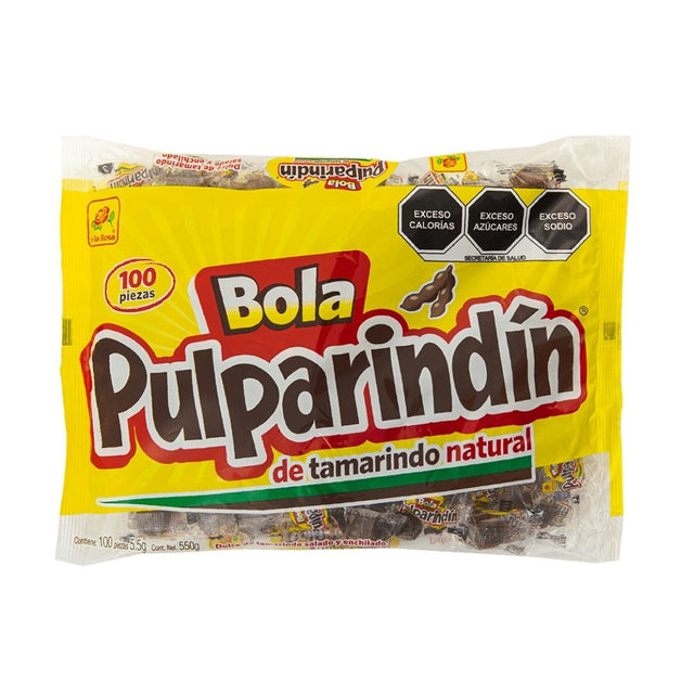 Pulparindo Pulparindin Bola - Hot & Salted Tamarind Candy - 19.4 oz
