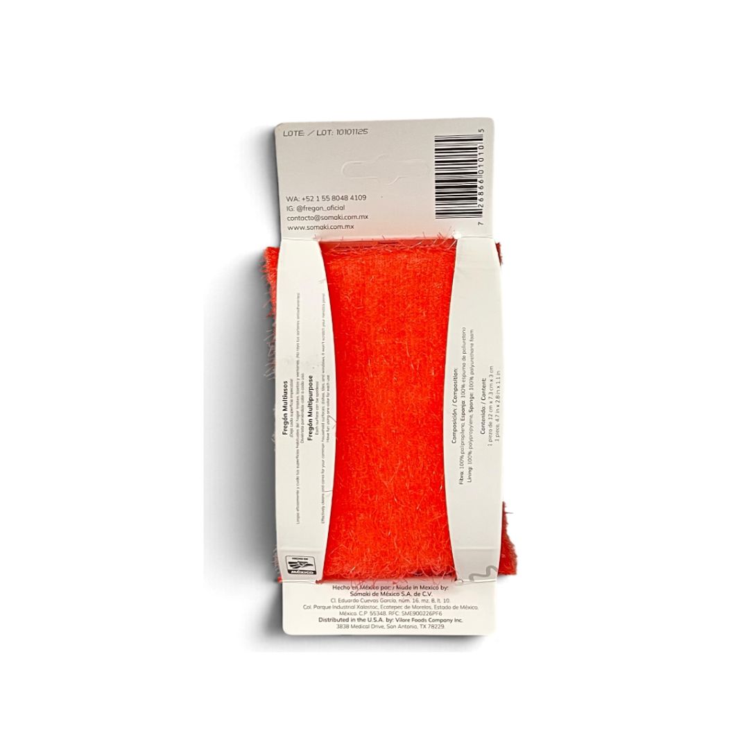 Fregón Multipurpose Scrubbing Sponge – Fibra Esponja Multiusos 1 Piece