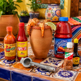Paquete Clásico de Michelada – Kit de Bebidas Mexicanas con Cantarito