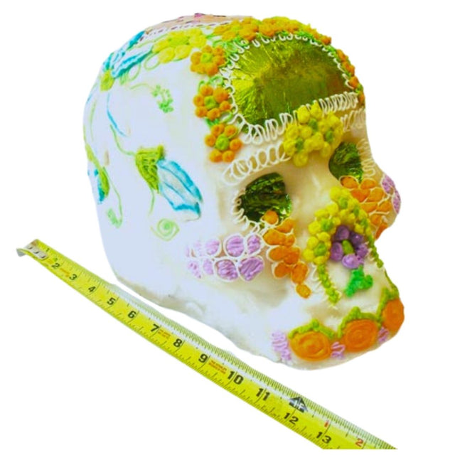 Calaveras de Azucar - Sugar Skulls Dia de Muertos - Extra Large - 7" L x 5" W x 6" H - 1 unit