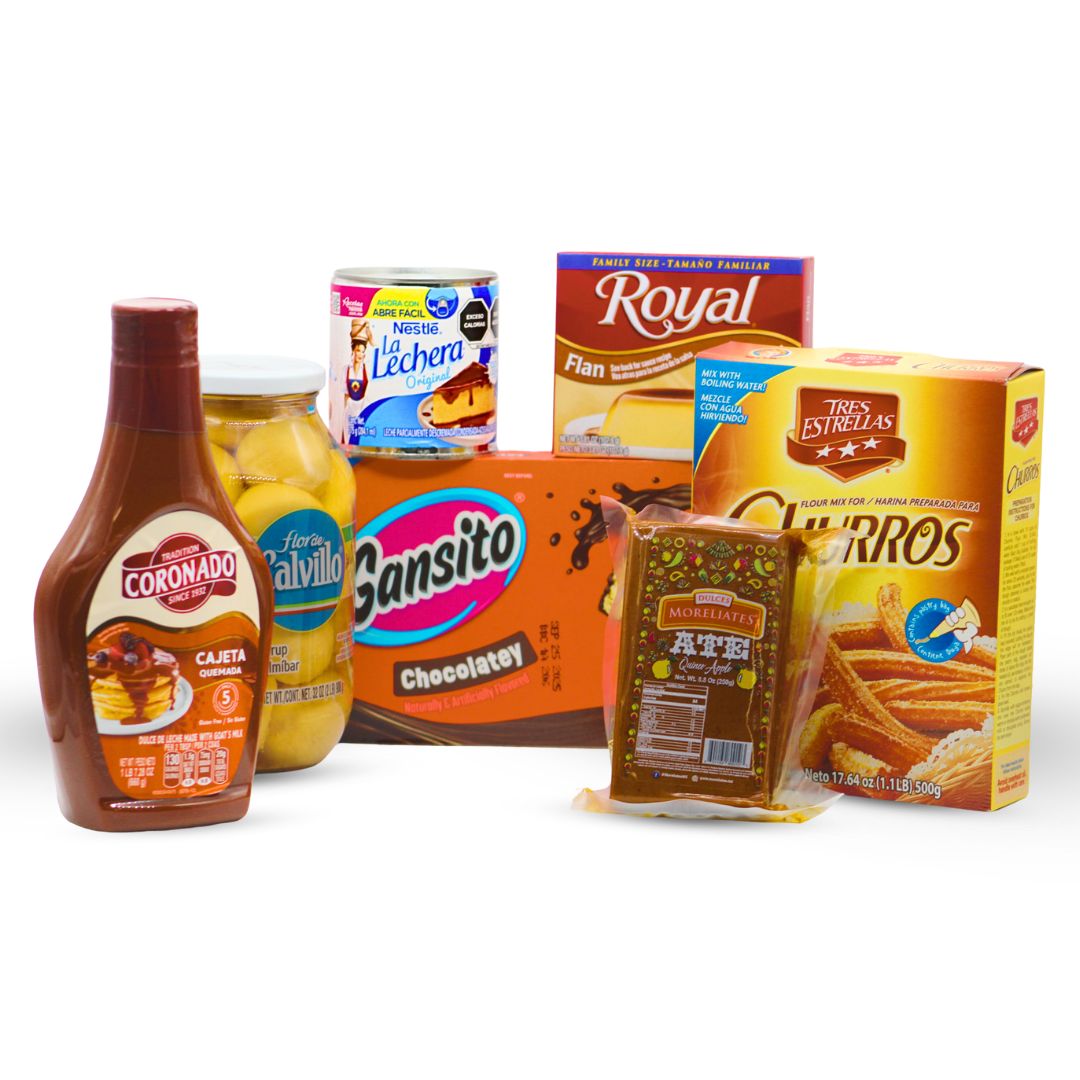 Mexican Food Sweet and Delicious Pack - 7 items