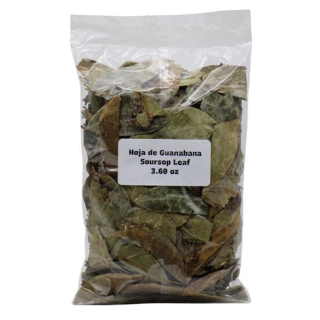 Guanabana Leaves - Hojas de Guanabana - Natural Herb Tea - 3.6 oz