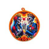 Kitchen Brand Day of the Dead Bride and Groom Tortilla Warmer – 10 Inch