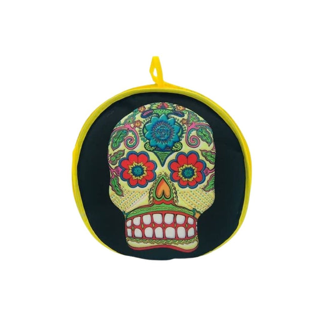 La Tortilla Warmer Day of the Dead Skull - Yellow