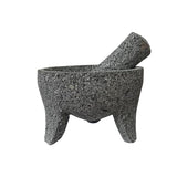 La Mexicana Molcajete de Piedra Volcánica – Mortero y mortero de piedra de lava (5.5"–6")