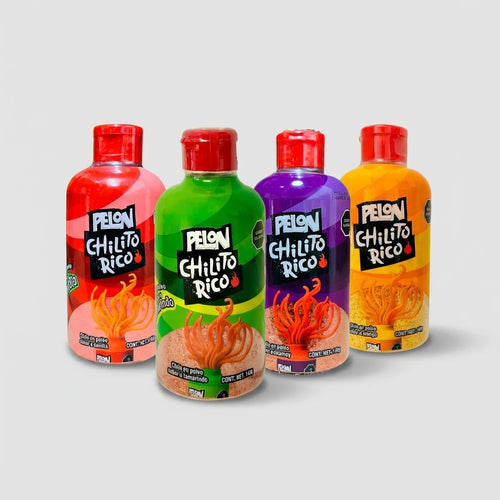 Pelon Pelo Rico Chilito Sampler Pack Tamarind Mango Chamoy Watermelon