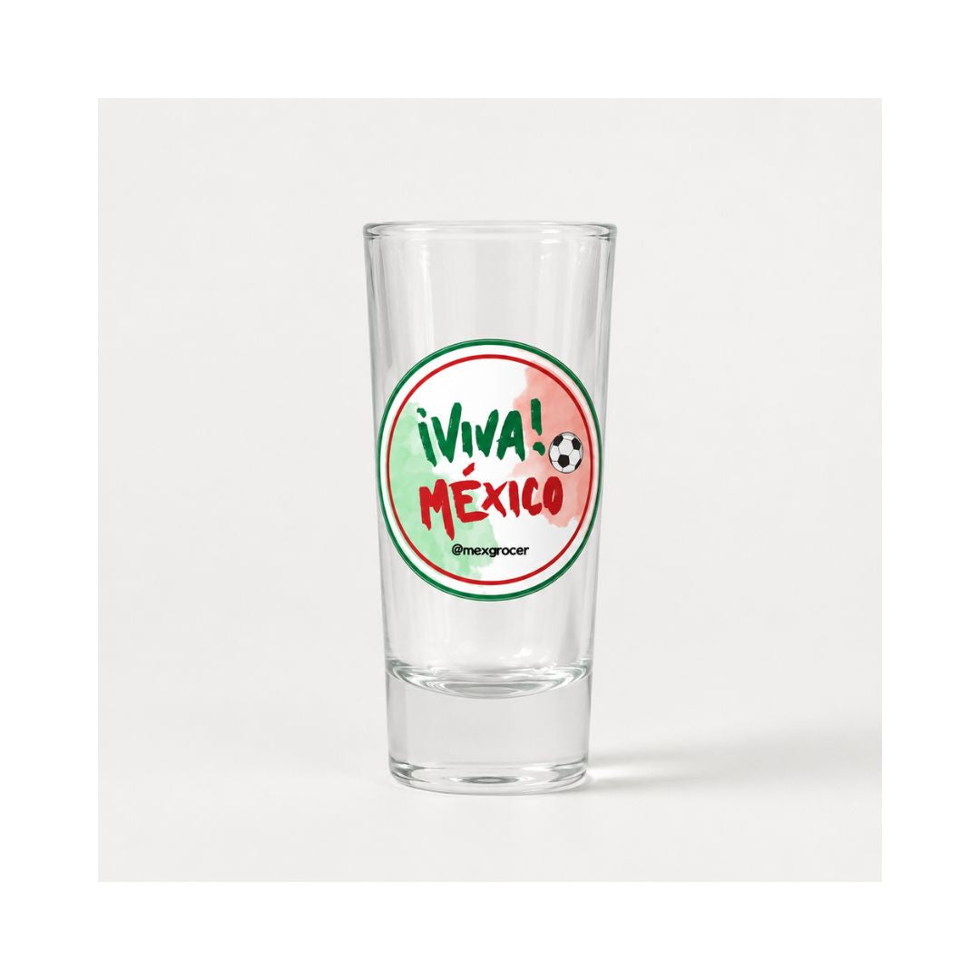 World Cup Tequila Shot Glass – Mexico Soccer Design 2 oz