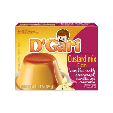 D'Gari Vanilla Custard with Caramel / Flan de Vainilla con Caramelo - 5 oz