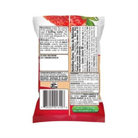 D'GARI Strawberry (Fresa) w/water Gelatin 4.2 oz