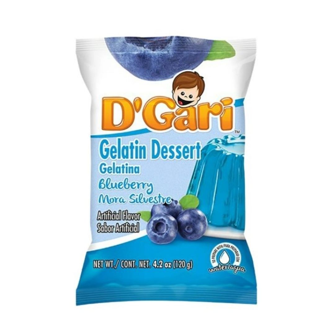 D'GARI Blueberry (Mora Silvestre) w/water Gelatin - 4.2 oz