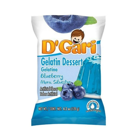 D'GARI Blueberry (Mora Silvestre) w/water Gelatin - 4.2 oz
