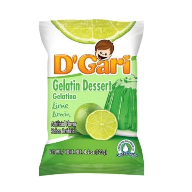 D'GARI Lime (Limon) w/water Gelatin - 4.2 oz
