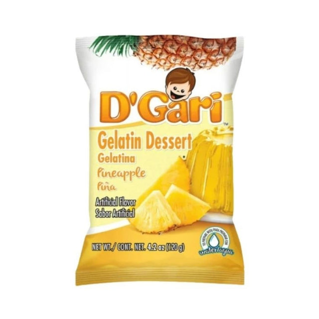 D'GARI Pineapple (Pina) w/water Gelatin - 4.2 oz