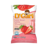 D'GARI Strawberry (Fresa) w/milk Gelatin - 4.2 oz