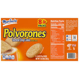 Marinela Polvorones - Shortbread Cookies Orange Flavored