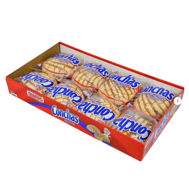 Conchas Bimbo - Pan de Dulce - 8 Biscochos - 8 ct