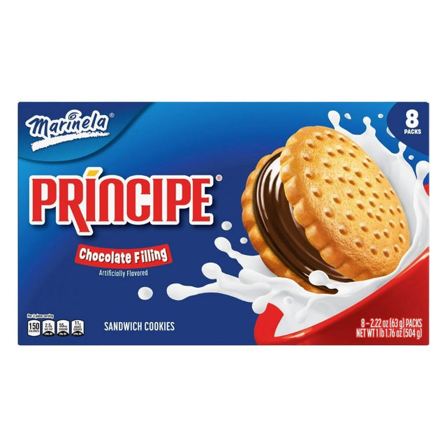 Marinela PRINCIPE Sandwich Cookies with Chocolate Filling - 17.76 oz