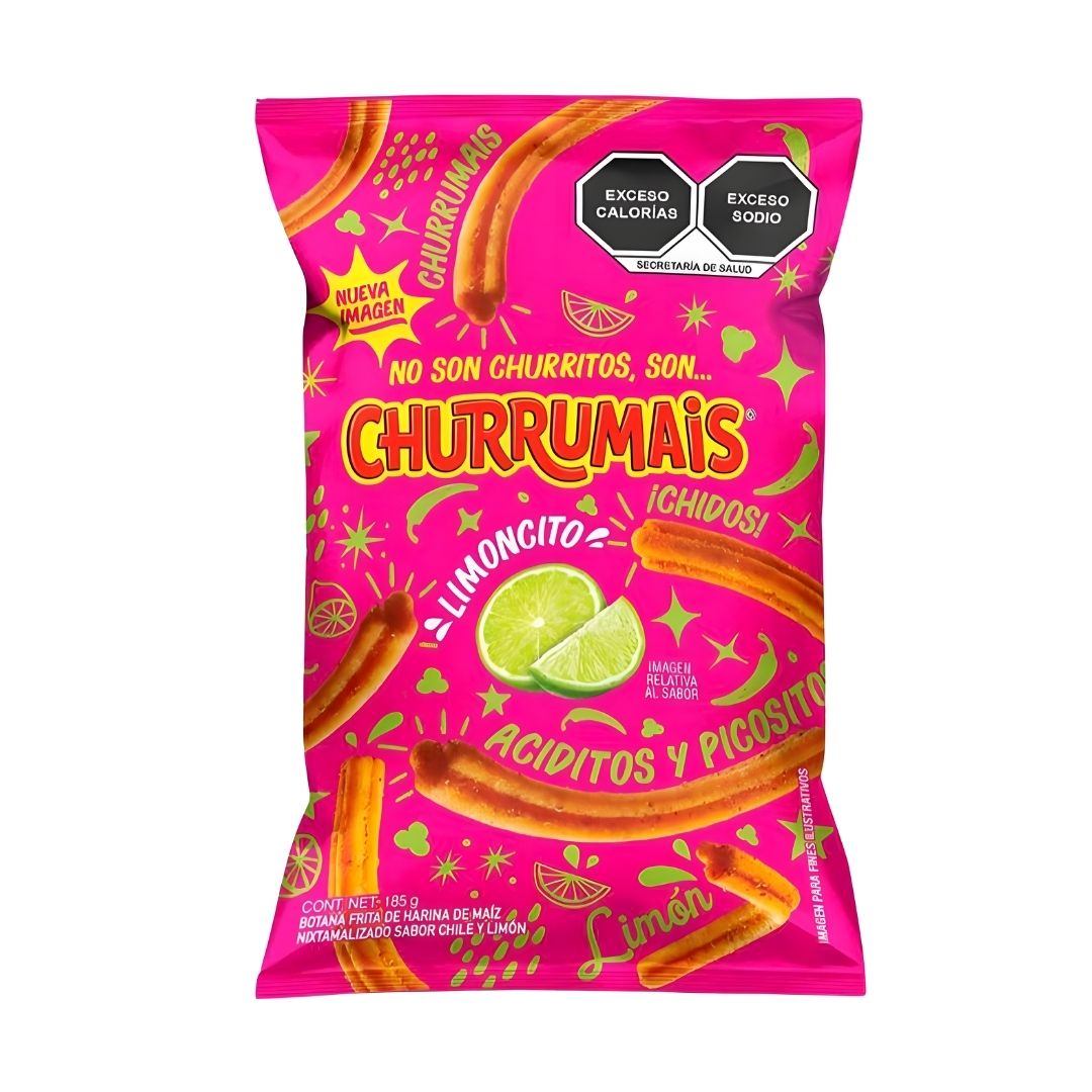 Churrumais Chili & Lime Corn Sticks - 6.5 oz
