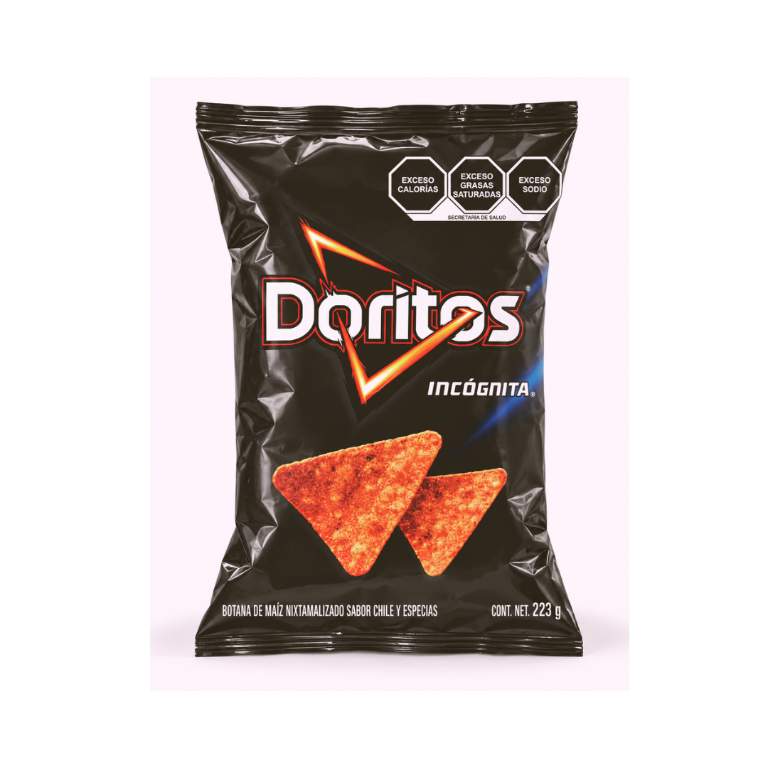 Doritos Incógnita Tortilla Chips by Sabritas Mexico – 233 g