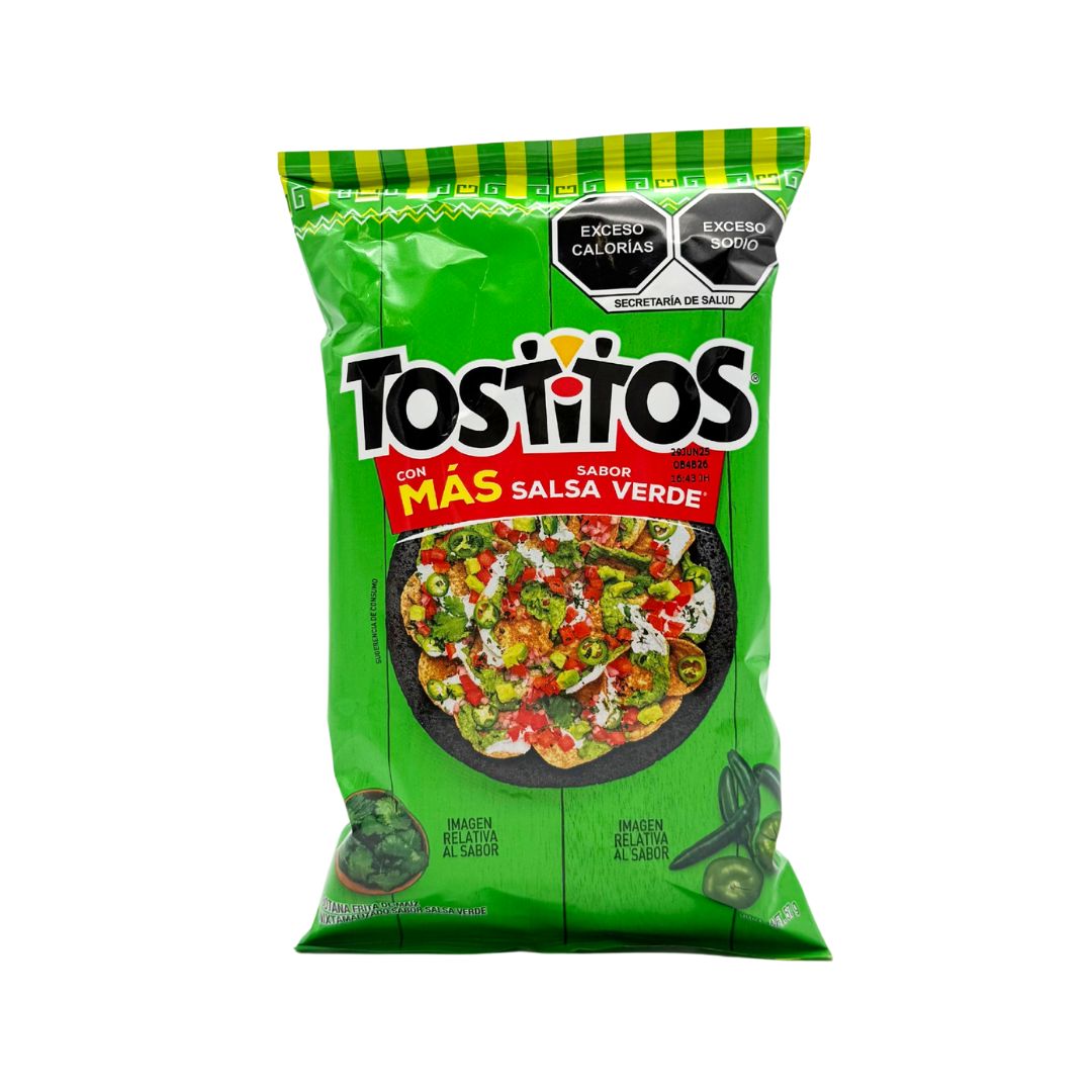 Tostipack  Salsa Verde by Sabritas -25 Bags – 57g (2.3 oz) Each