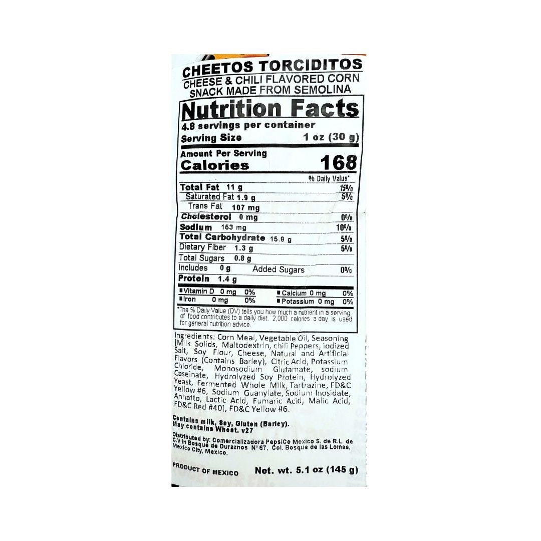 Cheetos Twisted Cheese & Chili Corn Snack 5.1 oz