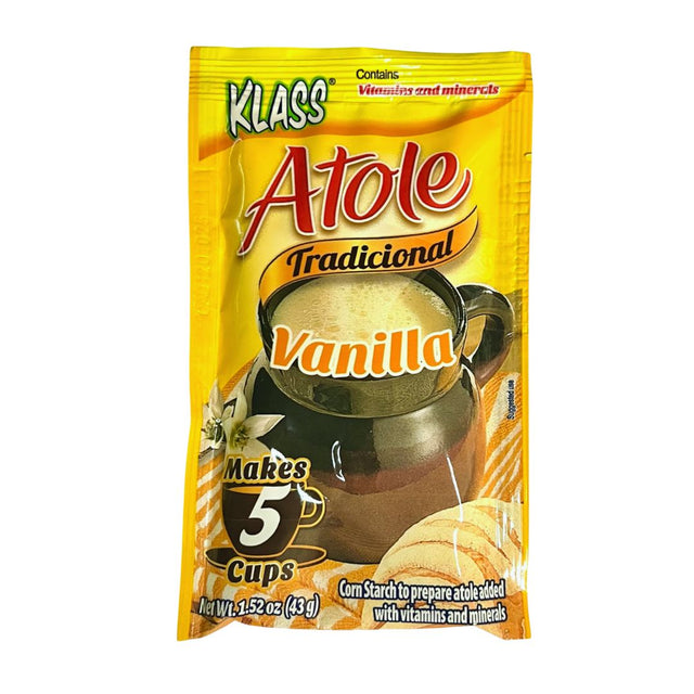 Klass Vanilla Mix - Atole Fortificado - 1.52 oz
