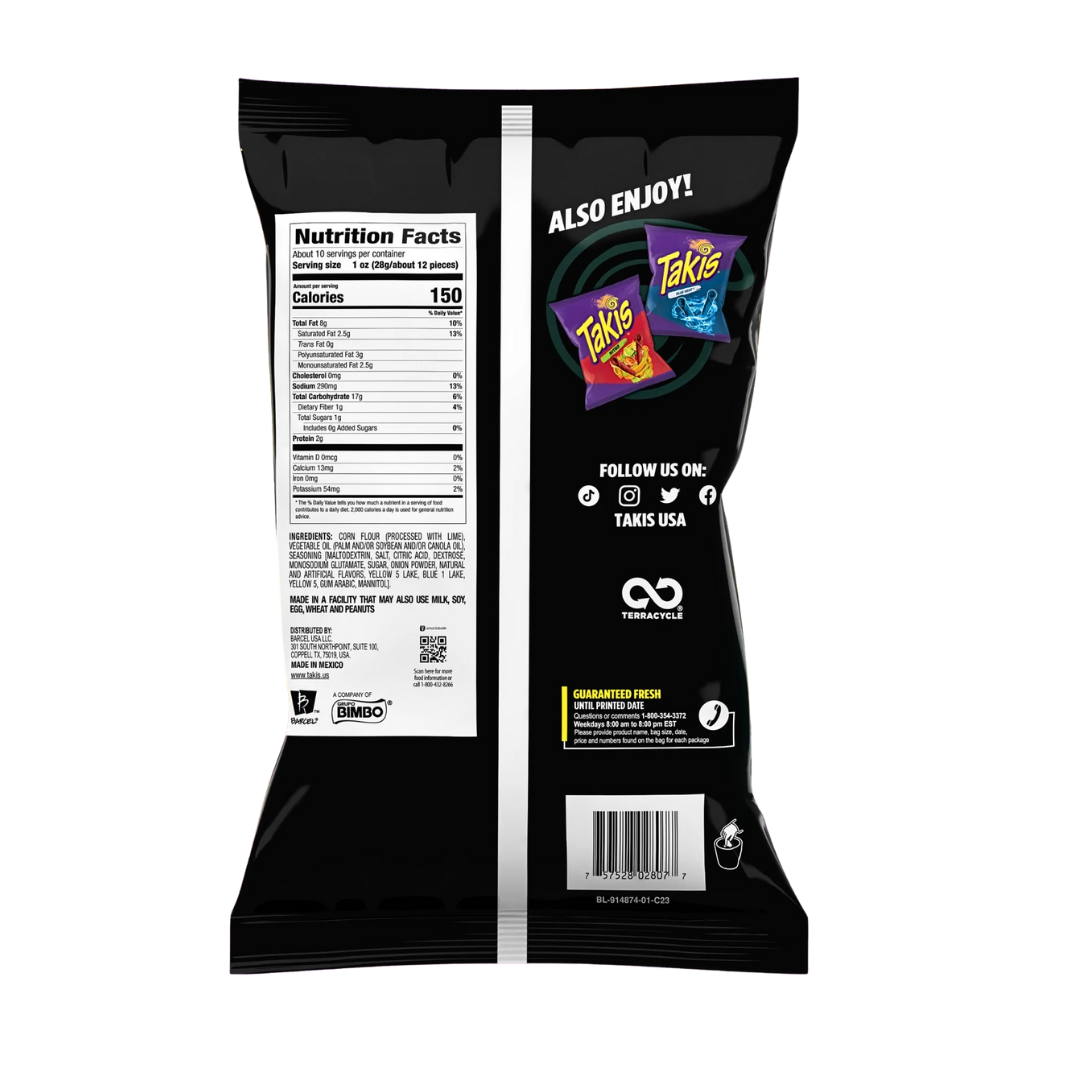 Takis Zombie – Habanero & Cucumber Flavor - 9.9 oz