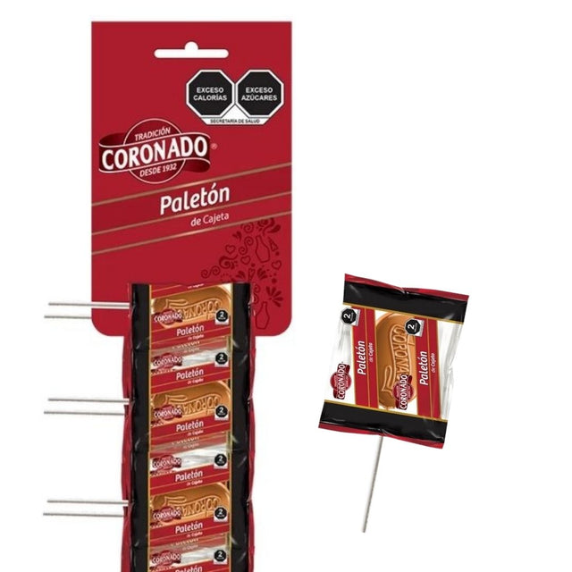 Coronado Lollipops Paleta de Cajeta - 10 ct