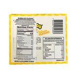Chicle de burbuja de plátano Bubbaloo de Adams – Chicle relleno de plátano, 47 unidades