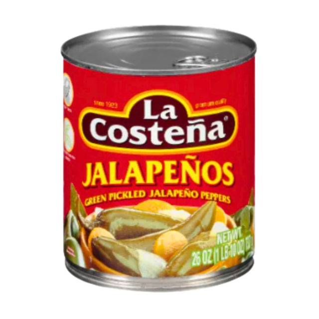 La Costena Whole Jalapeno Peppers - 26 oz