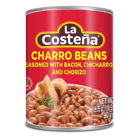 La Costena Charro Beans Frijoles Charros - 19.75 oz