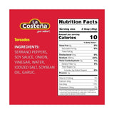 La Costena Fire Roasted Sliced Serranos Toreados - 7.76 OZ
