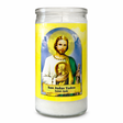 St. Jude Thaddeus - San Judas Tadeo White 4" Candle – Eternalux - MexGrocer.com
