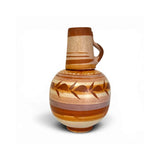 Terracotta Water Jug - Lead Free / Botellon con vaso - barro sin plomo - 4 qt - 1 set