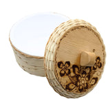 Tortillero de Mimbre Pirograbado / Burned Wicker Tortilla Warmer