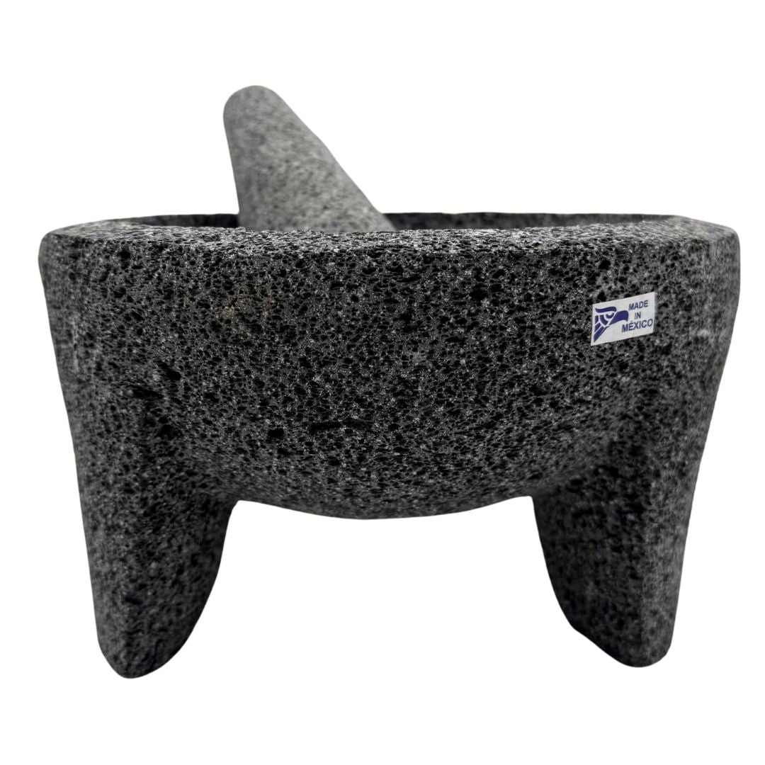 Molcajete de Piedra Volcanica / Lava Stone Mortar & Pestle Molcajete - 7" - 8"