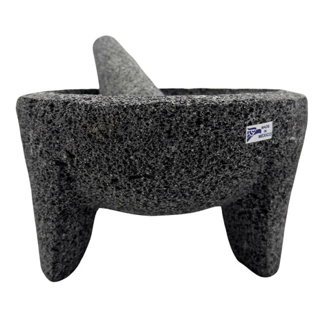 Molcajete de Piedra Volcanica / Lava Stone Mortar & Pestle Molcajete - 7" - 8"