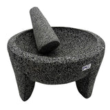 Molcajete de Piedra Volcanica / Lava Stone Mortar & Pestle Molcajete - 7" - 8"