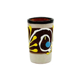 Mexican Engobe Tequila Shot  Assorted Colors - 2 oz